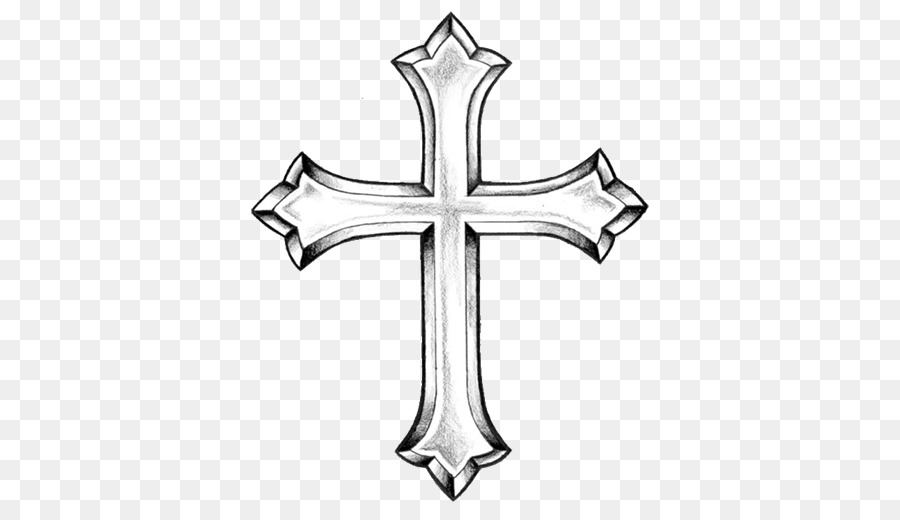 Disegno croce Cristiana lo Schizzo di Arte - perle di preghiera