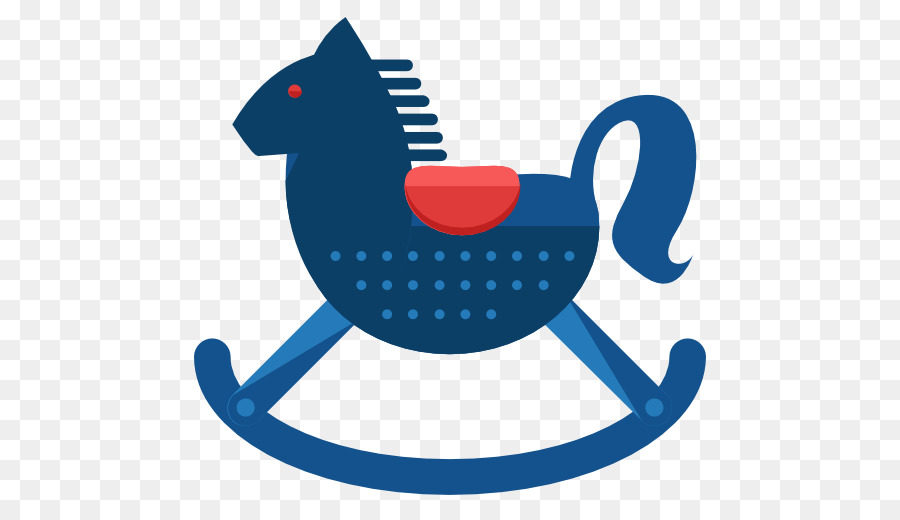 Icone del Computer Cavallo Blu Clip art - cavallo a dondolo