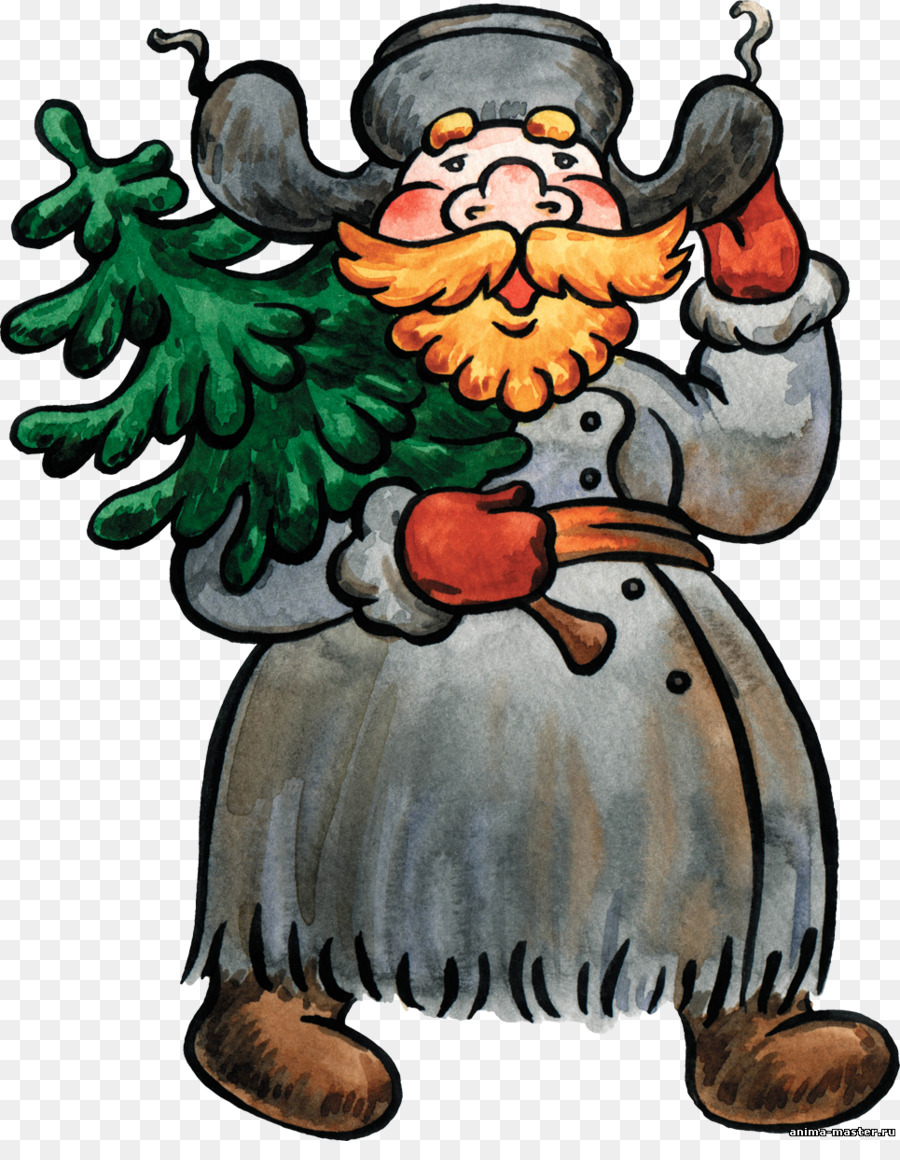 Santa Claus Weihnachten tannenbaum Clip art - Weihnachtsmann