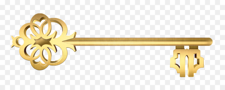 Key Clip art - Gold Key