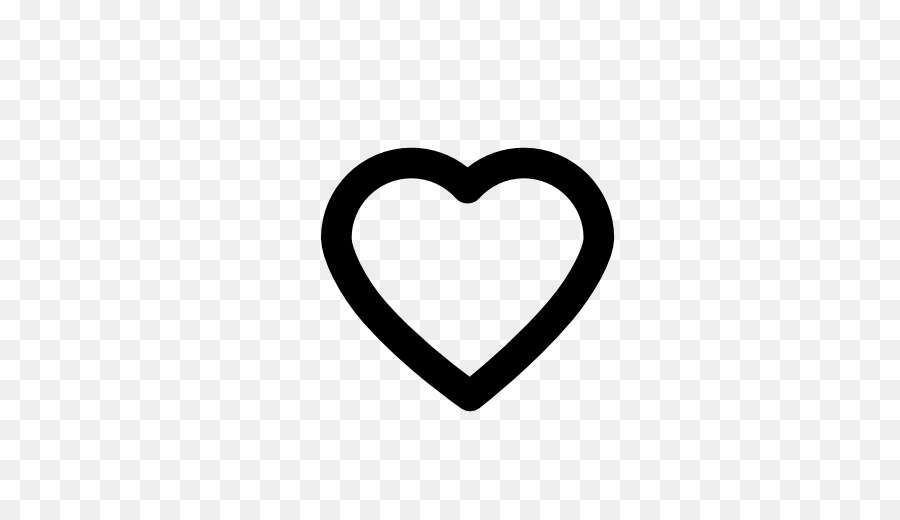 Herz-Symbol Der Liebe Computer-Icons - hohl Vektor