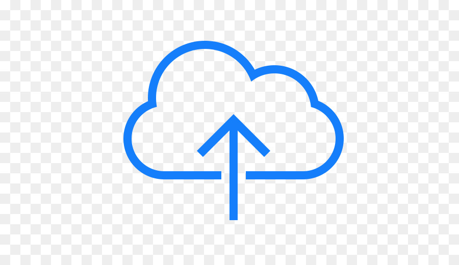 Caricare Icone del Computer Cloud computing Scaricare Cloud storage - icona a forma di nuvola