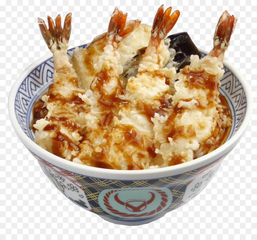 Japanischen Tempura-Küche-Food-Gericht der asiatischen Küche - Menü