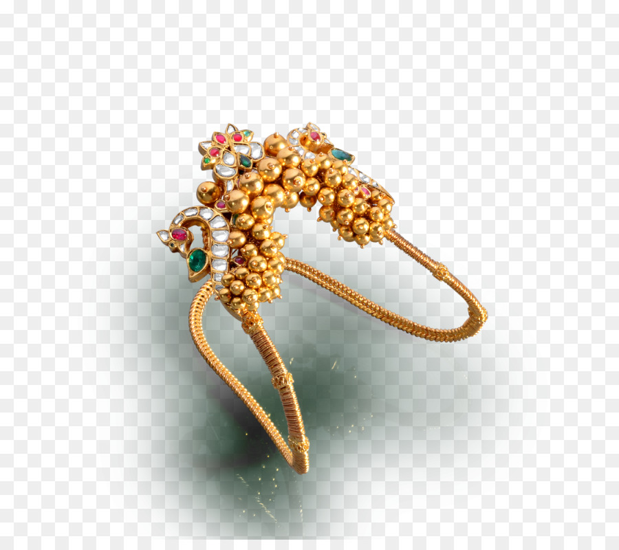 Kundan-Schmuck-Ring-Schmuck-design-Armband - gold Ohrringe