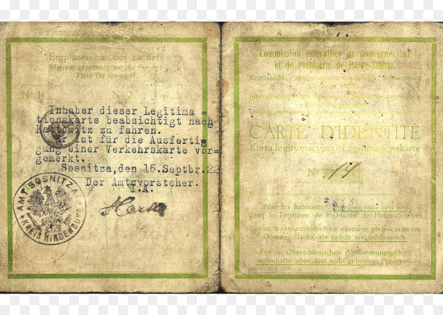 Europa 1949 Waffenstillstandsabkommen Zweiten Weltkrieg Ersten Weltkrieg Pass - Pässe