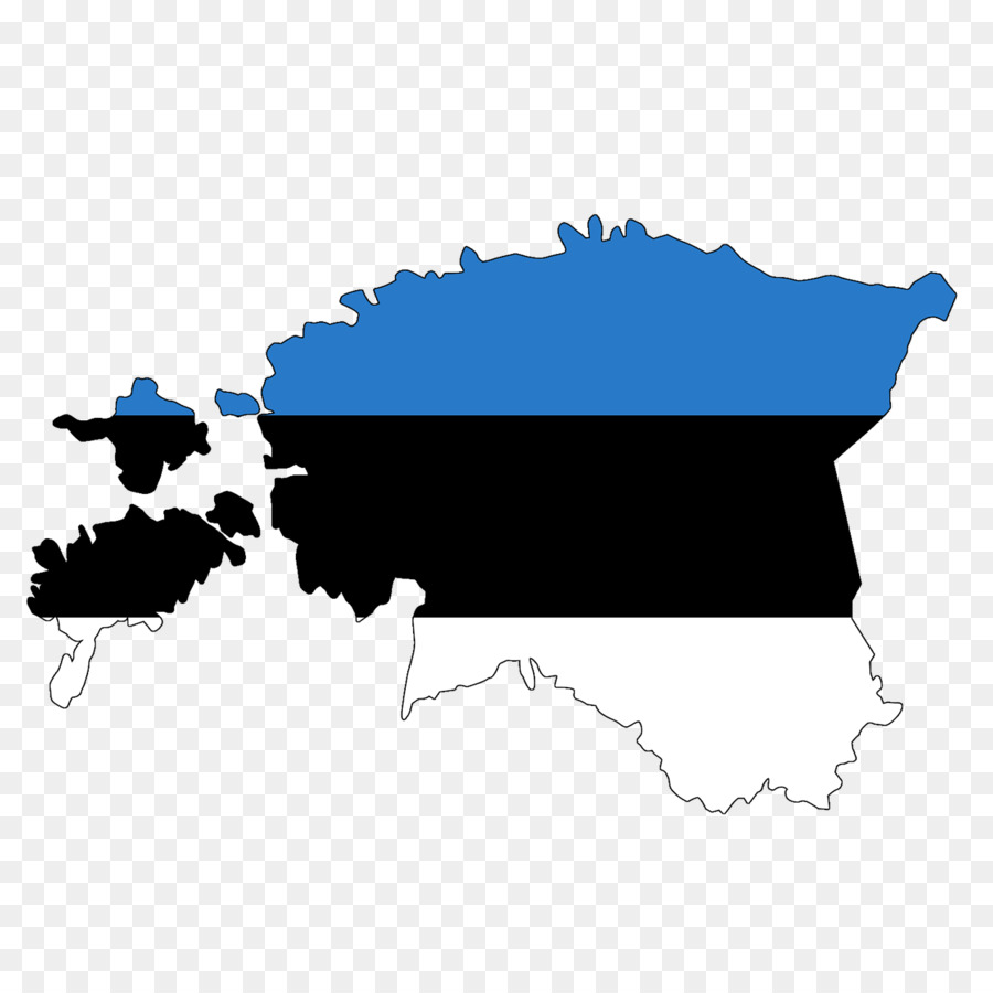 Bandiera dell'Estonia Mappa Bandiera degli Stati Uniti - terra