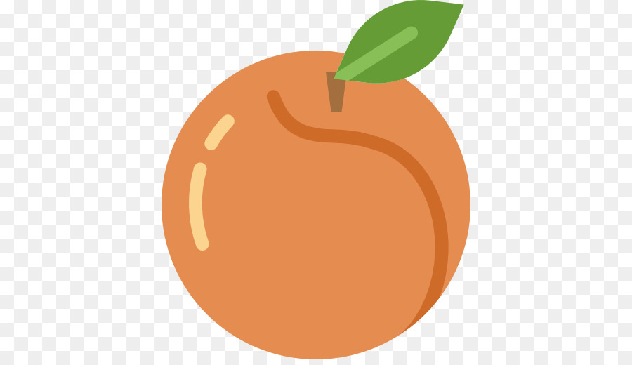 Icone Del Computer Alimentari Frutta - peach vettoriale