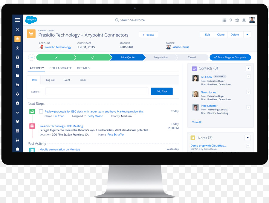 Salesforce.com Customer-relationship-management-Benutzeroberfläche Lightning Umsetzung - Blitz