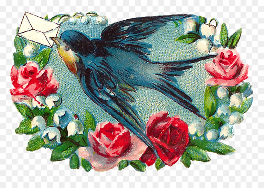 Chim Hồng Hoa Clip nghệ thuật - hoa và chim thiết kế
