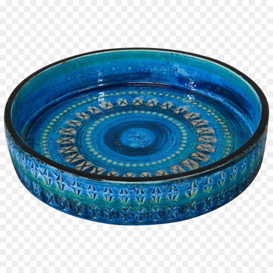 Teller-Kobalt-blau-Keramik-Türkis-Teal - andere