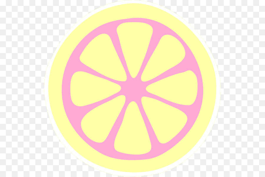 In marmo rosa di limone, Limonata, Succo di Clip art - una fetta di limone