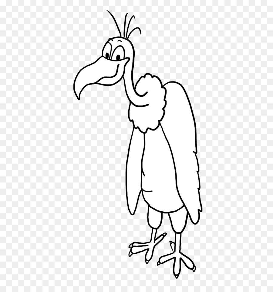 Uccello acquatico Disegno di Pollo (Zool - disegno dei capelli vulture