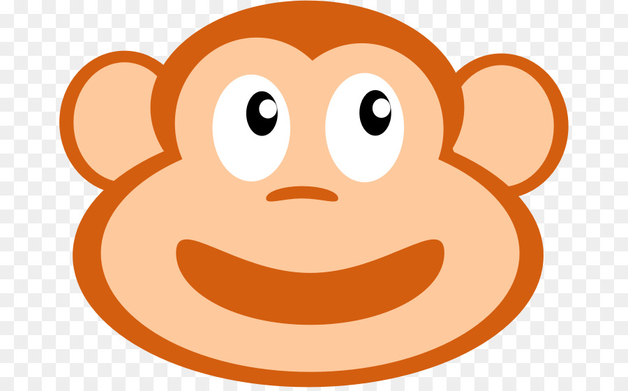 Gesichtsausdruck Schnauze Lächeln Cartoon Clip art - monkey ' s clipart