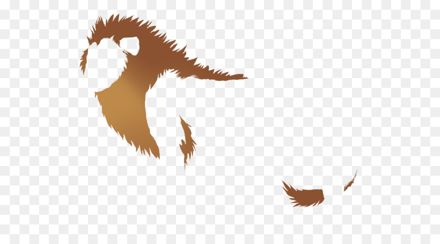 Uccello da preda a Becco di penna d'Aquila - Seppia