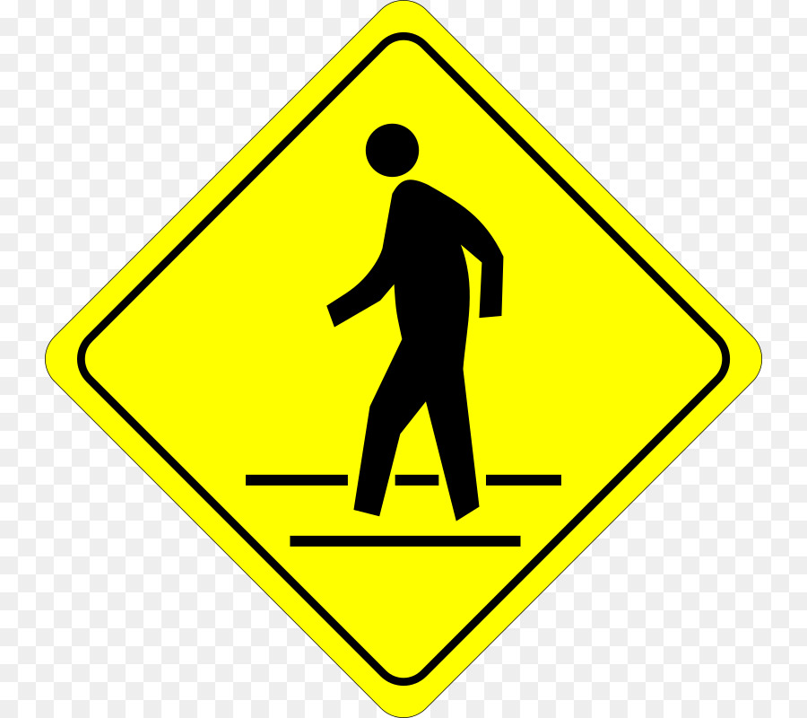 Traffico, segno, segnale di pericolo attraversamento Pedonale Zebra Clip art - attraversando