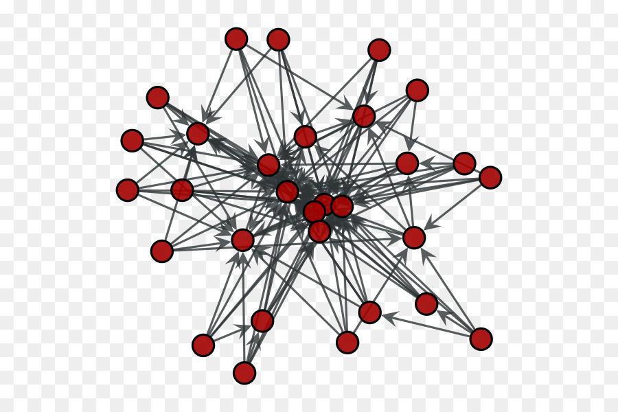 Scale-free-Netzwerk Preferential attachment Vertex-Knoten Graph - Knoten Struktur