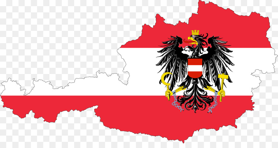 Flagge von österreich, Globus, nationalflagge - Österreich