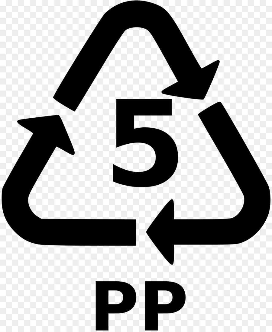 Resina codice di identificazione del Riciclaggio codici di Polipropilene simbolo del Riciclaggio di riciclaggio di Plastica - altri