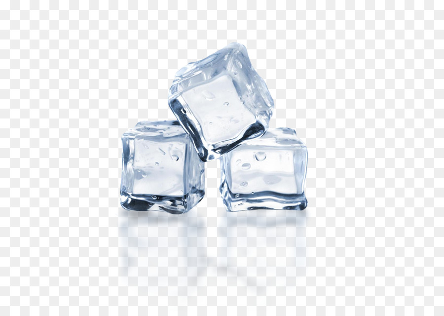 Cubo di ghiaccio di Fusione Frullato - tre cubetti di ghiaccio
