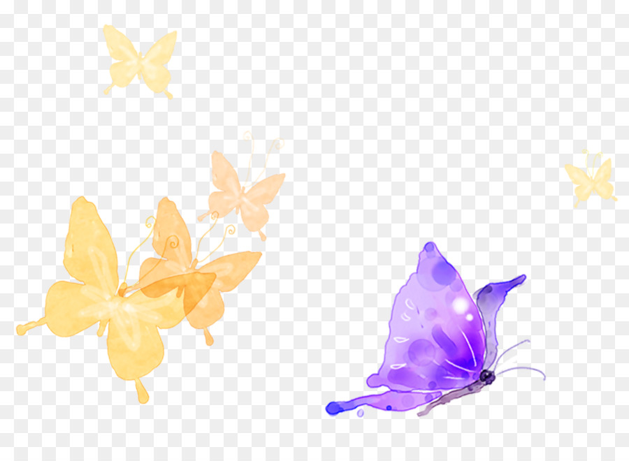 Butterfly Aquarell Clip art - Aquarell butterfly