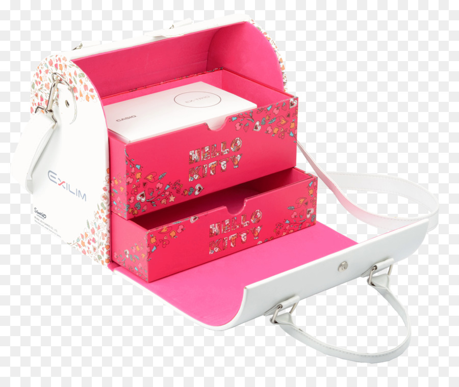 Hello Kitty orologio Casio Exilim Fotocamera Disc jockey - contrasto box