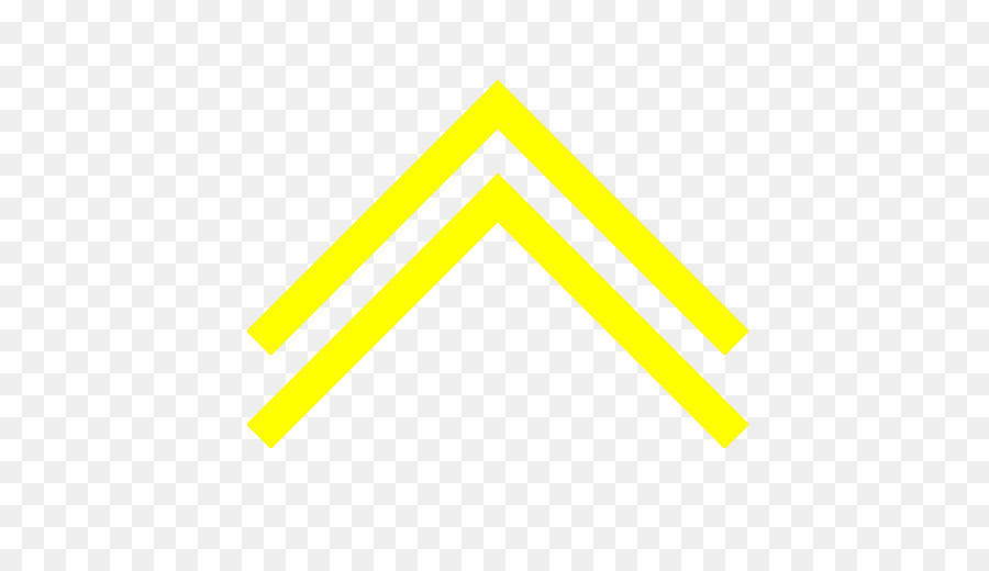 Dreieck Linie Fläche - gelber Pfeil Aufkleber