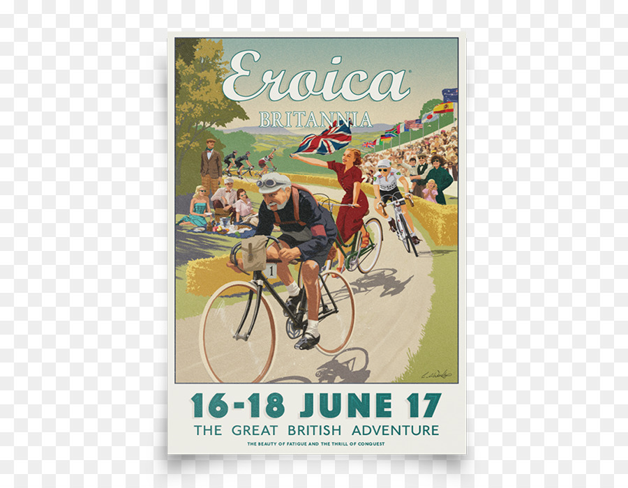L'Eroica Britannia 2018 Poster Bicicletta 0 - cosmetici poster promozionali