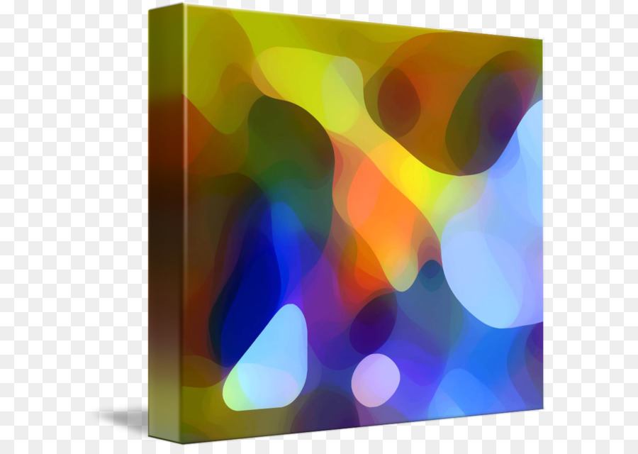 Licht-Galerie-wrap Rectangle Desktop-hintergrund Leinwand - abstract Schattierung