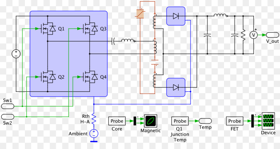 Variabler Frequenz & Einstellbarer Drehzahl-Laufwerke Electronic circuit Driver circuit Wechselrichter Elektronisches Bauteil, - dynamische Muster