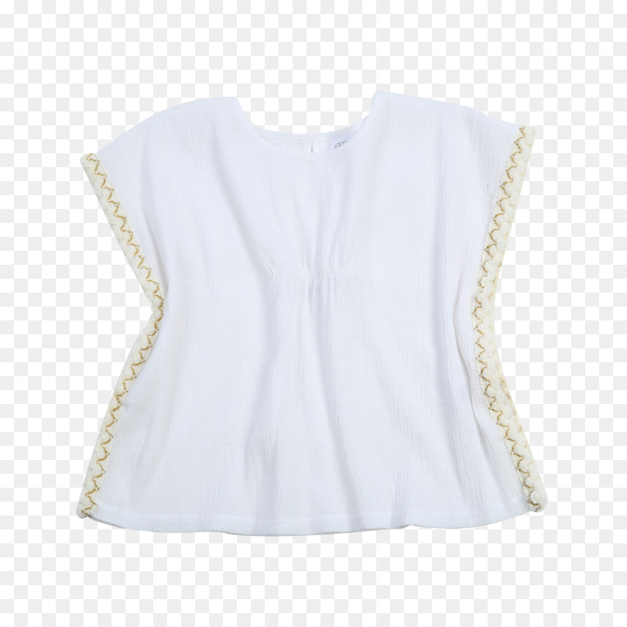 Kleidung Sleeve Bluse Schulter Nacken - weiß Gaze