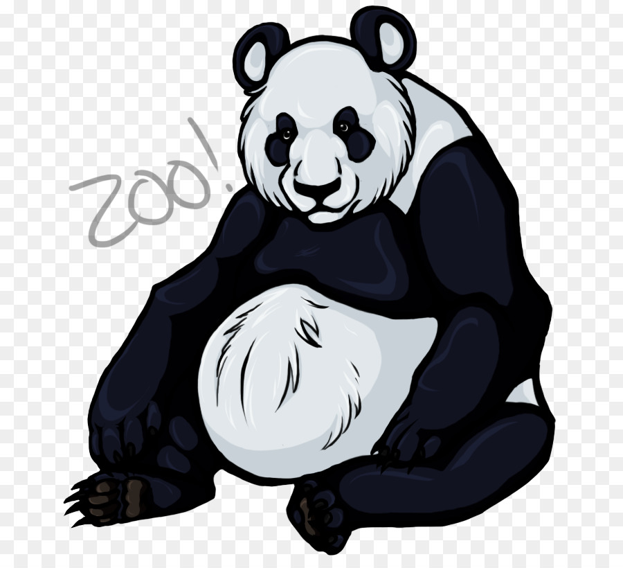 Giant panda Asian black bear-Tier Biber - Pandabären