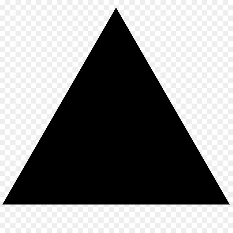 Đen tam giác hình Dạng kim tự Tháp Clip nghệ thuật - hình tam giác