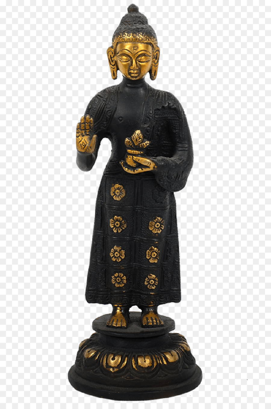 Scultura Statua Monumento Figurina 01504 - statua d'oro