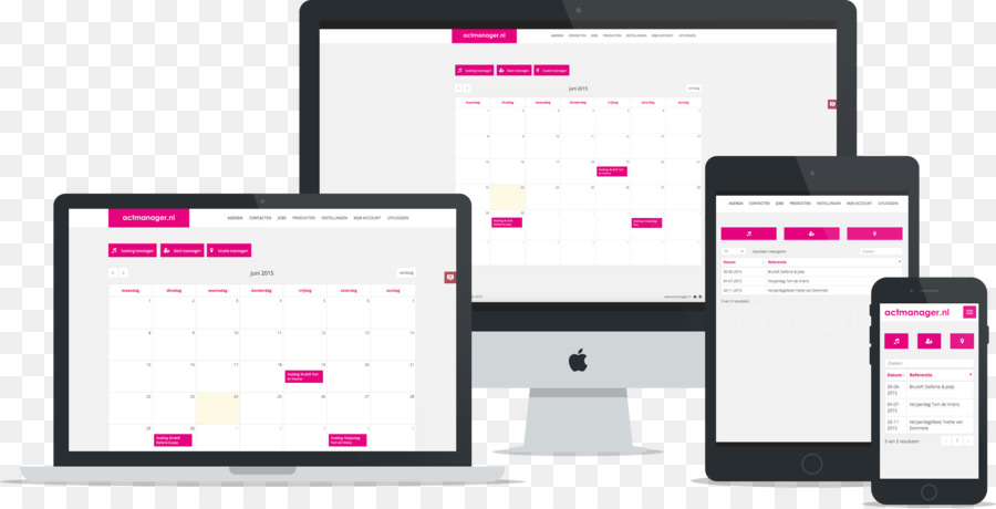 Responsive web design-Organisation-Seite-layout - responsive UI