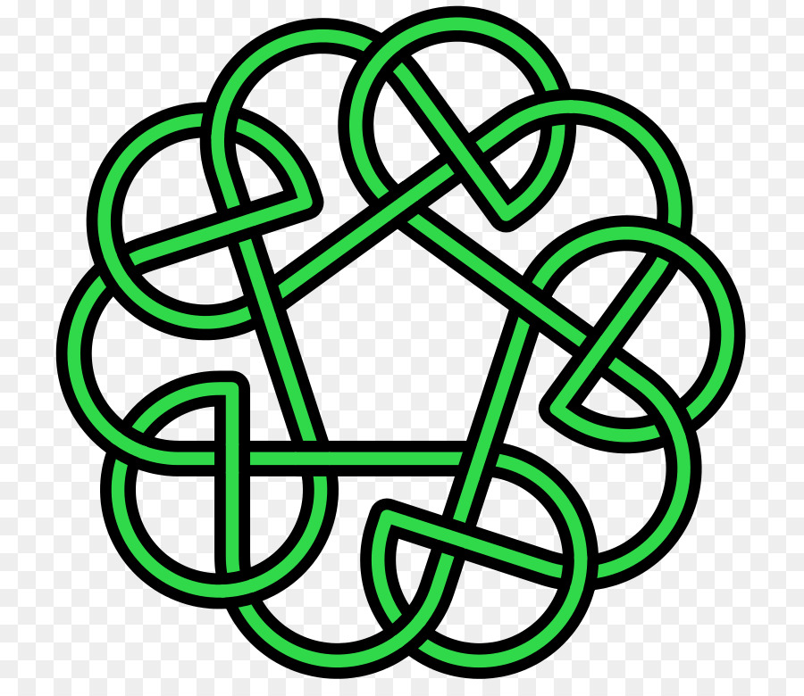 Nodo celtico dell'Arte Celtica: I Metodi di Costruzione Triskelion Simmetria - decorativo corda