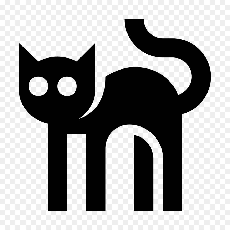 Con mèo đen Máy tính Biểu tượng con Mèo - con mèo