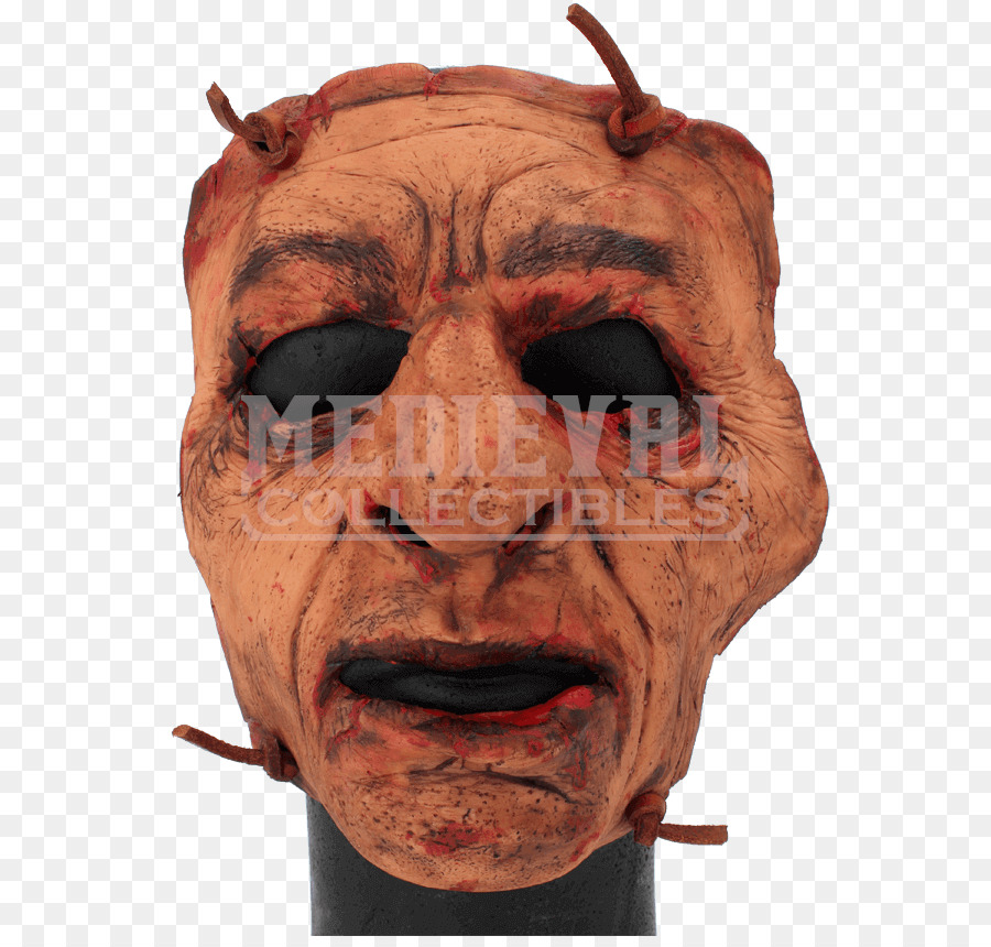 Maschera in lattice Predator costume di Halloween - volto umano