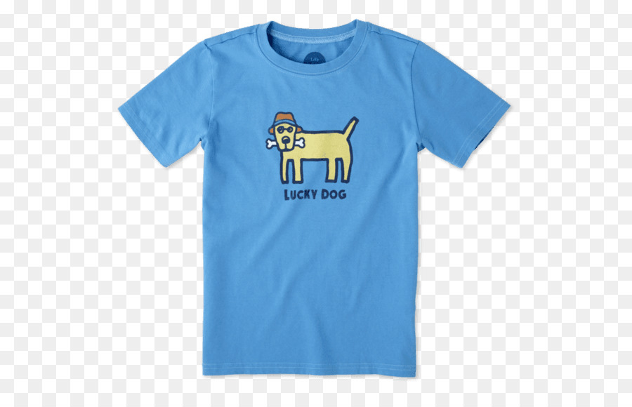 T shirt Abbigliamento Manica della Felpa - cane fortunato