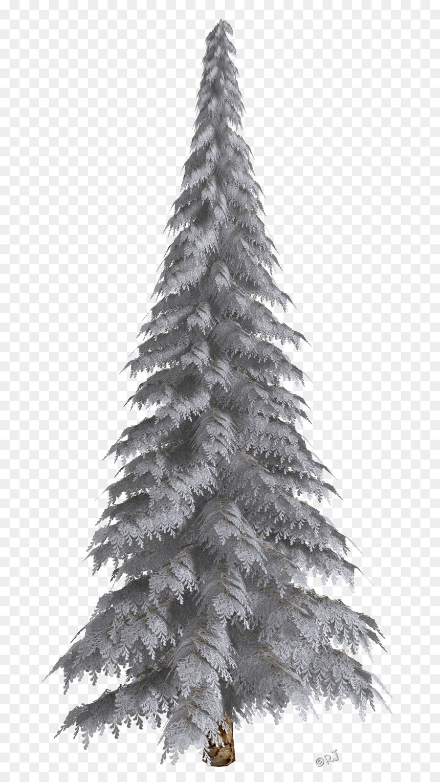 Künstlicher Weihnachtsbaum Tanne - winterliche