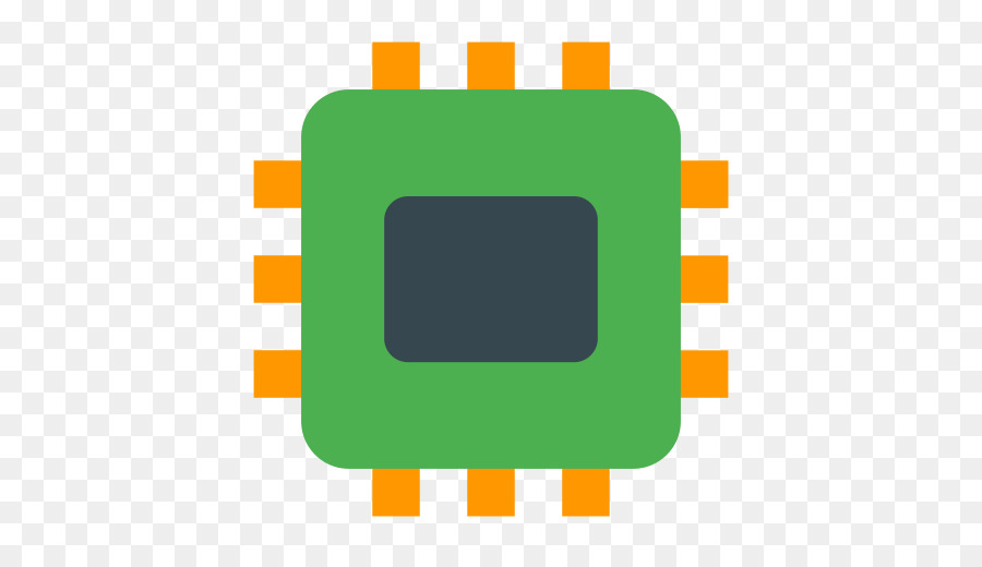 Elettronica Icone Di Computer Di Software Per Computer - colore del chip