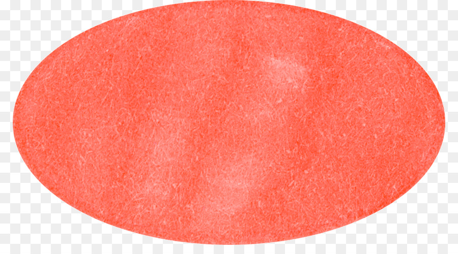 Kreis Oval Pfirsich-Pink M - Kreis