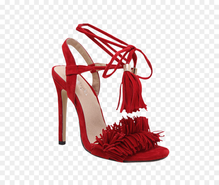 Tacchi a spillo Sandalo Pantofola Rosso - donne giorno flyer