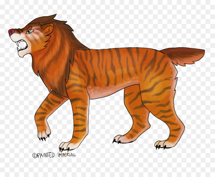 Katze Tiger Löwe Säugetier Carnivora - gemalte Löwe