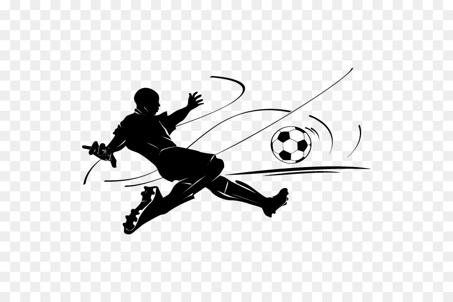 Giocatore di calcio Sticker Sport FC Sens - calcio logo modello di progettazione scaricare