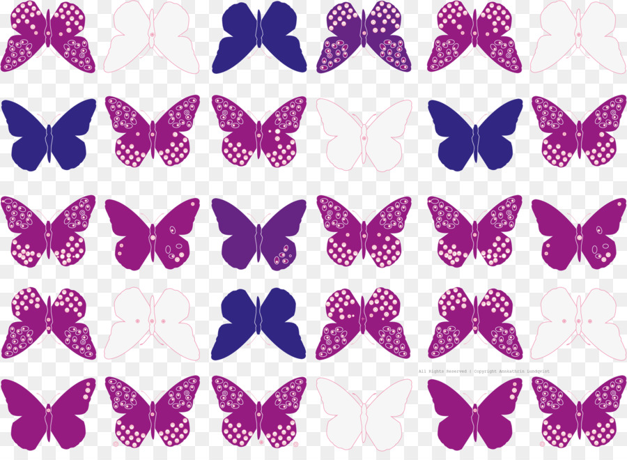 Schmetterling-Druck-Label-Gummi-Stempel - trend Muster