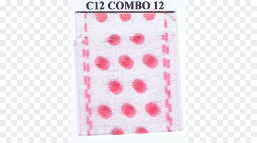 Textil-Material, Magenta-Pink M - mesh dots