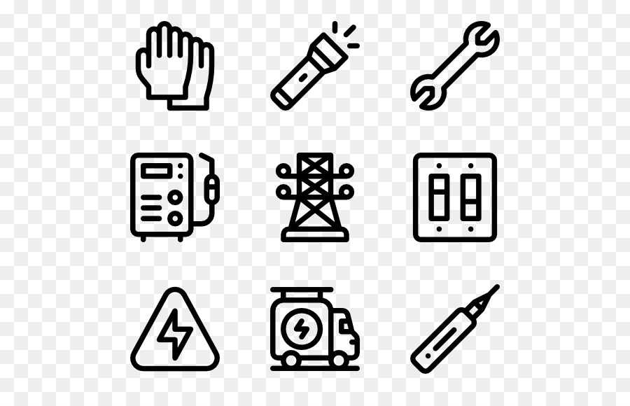 Icone Del Computer Font - elettricista strumenti