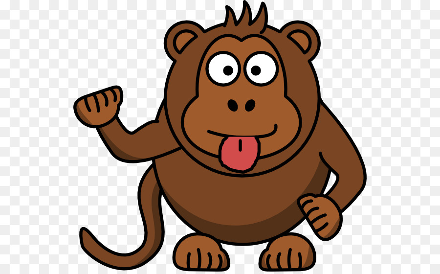 Monkey Cartoon png download - 600*555 - Free Transparent Drawing png  Download. - CleanPNG / KissPNG
