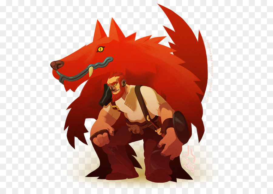 Legendäre Kreatur-Werwolf-Goblin Erde Zeichnung - Werwolf töten