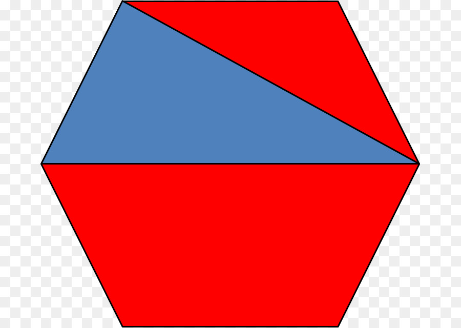 Triangolo l'angolo Interno poligono Regolare - Il Poligono Blu